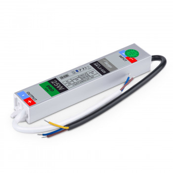 Akyga AK-L2-025 Fuente de alimentación conmutada LED estanca 12 V, 2 A, 25 W, IP67