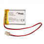 Akyga AKY0822 Batería Li-Po LP293441 3,7 V 400 mAh con PCM, conector 2 pines, cable 150 mm
