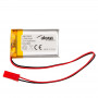 Akyga AKY0823 Batería Li-Po LP542439 3,7 V 500 mAh con PCM, conector JST 2,54 mm 2 pines, cable 150 mm