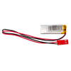Akyga AKY0474 Batería Li-Po LP401230 3,7 V 110 mAh con PCM, conector JST 2,54 mm 2 pines, cable 150 mm