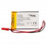 Akyga AKY0392 Batería Li-Po LP453350 3,7 V 800 mAh con PCM, conector JST 2,54 mm 2 pines, cable 150 mm