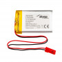 Akyga AKY0559 Batería Li-Po LP503448 3,7 V 800 mAh con PCM, conector JST 2,54 mm 2 pines, cable 150 mm