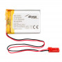 Akyga AKY0300 Batería Li-Po LP303040 3,7 V 320 mAh con PCM, conector JST 2,54 mm 2 pines, cable 150 mm