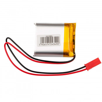 Akyga AKY0662 Batería Li-Po LP103035 3,7 V 1050 mAh con PCM, conector JST 2,54 mm 2 pines, cable 150 mm