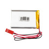 Akyga AKY0638 Batería Li-Po LP603450 3,7 V 1200 mAh con PCM, conector JST 2,54 mm 2 pines, cable 100 mm