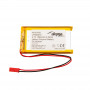 Akyga AKY0105 Batería Li-Po LP584070 3,7 V 1500 mAh con PCM, conector JST 2,54 mm 2 pines, cable 150 mm