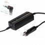 Akyga AK-ND-40 Fuente de alimentación para portátil de coche 19,5 V / 3,33 A, 65 W, 4,5 x 3,0 mm + pin, para HP