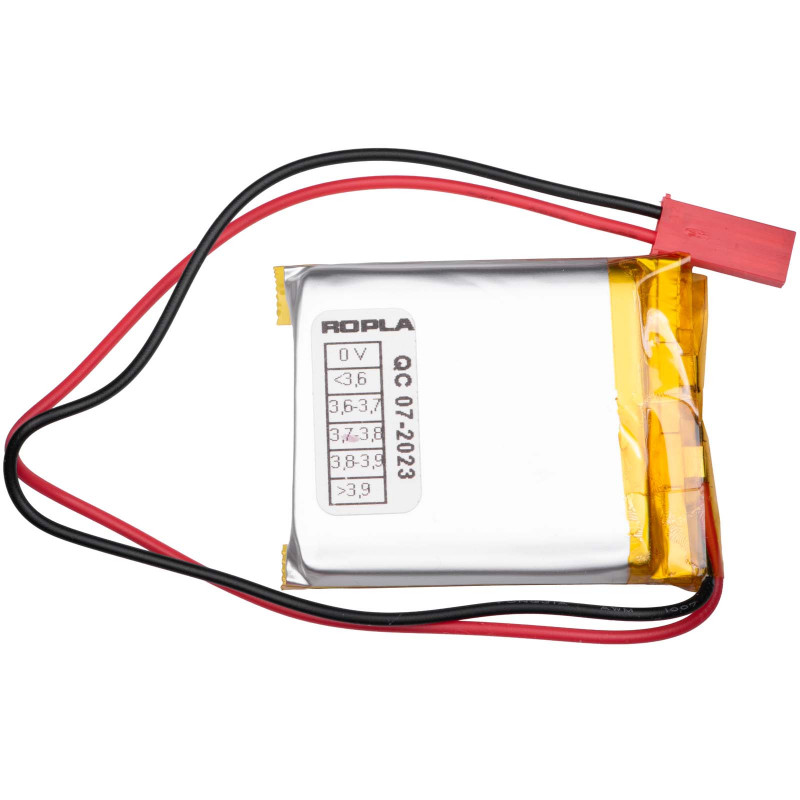 Akyga AKY0659 Batería Li-Po LP783442 3,7 V 1150 mAh con PCM, conector JST 2,54 mm 2 pines, cable 150 mm