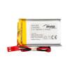 Akyga AKY0383 LP443450 batería Li-Po 3,7 V 750 mAh con PCM, conector macho JST 2,54 mm 2 pines, cable de 150 mm