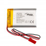 Akyga AKY0099 LP903450 batería Li-Po 3,7 V 1600 mAh con PCM, conector macho JST 2,54 mm 2 pines, cable de 150 mm