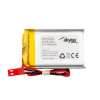 Akyga AKY0563 LP653454 batería Li-Po 3,7 V 1400 mAh con PCM, conector macho JST 2,54 mm 2 pines, cable de 150 mm