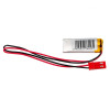 Akyga AKY0471 LP301020 batería Li-Po 3,7 V 40 mAh con PCM, conector macho JST 2,54 mm 2 pines, cable de 150 mm