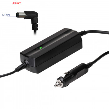 Akyga AK-ND-77 fuente de alimentación para portátil de coche 20 V / 3,25 A, 65 W, 4,0 x 1,7 mm, para Lenovo