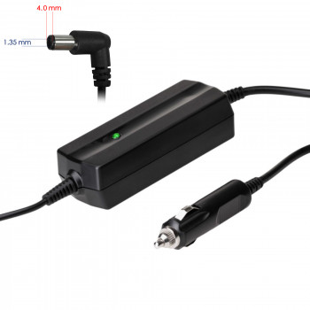 Akyga AK-ND-78 fuente de alimentación para portátil de coche 19 V / 2,37 A, 45 W, 4,0 x 1,35 mm, para ASUS