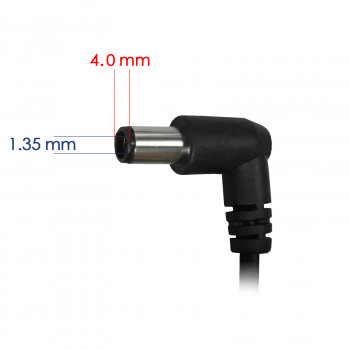Akyga AK-ND-78 fuente de alimentación para portátil de coche 19 V / 2,37 A, 45 W, 4,0 x 1,35 mm, para ASUS