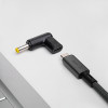 Akyga AK-ND-C03 adaptador de carga USB-C a DC 4,8 x 1,7 mm para portátiles, 18,5-20 V, 100 W