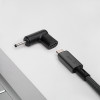 Akyga AK-ND-C06 adaptador de carga USB-C a DC 3,0 x 1,0 mm para portátiles, 18,5-20 V, 100 W
