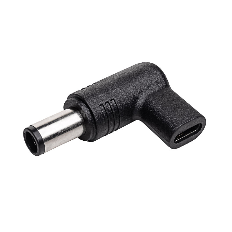 Akyga AK-ND-C07 adaptador de carga USB-C a DC 7,4 x 5,0 mm + pin para portátiles, 18,5-20 V, 100 W, para HP