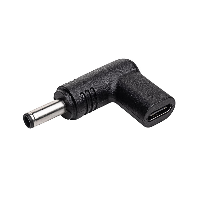 Akyga AK-ND-C10 adaptador de carga USB-C a DC 4,5 x 3,0 mm + pin para portátiles, 18,5-20 V, 100 W, para Dell