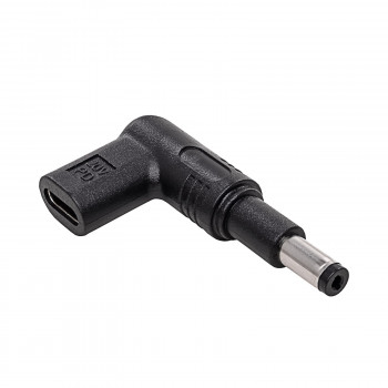 Akyga AK-ND-C13 adaptador de carga USB-C a DC 4,8 x 1,7 mm para portátiles, 18,5-20 V, 100 W