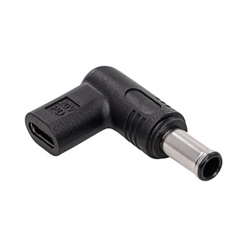 Akyga AK-ND-C14 adaptador de carga USB-C a DC 6,5 x 4,4 mm + pin para portátiles, 18,5-20 V, 100 W