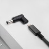 Akyga AK-ND-C14 adaptador de carga USB-C a DC 6,5 x 4,4 mm + pin para portátiles, 18,5-20 V, 100 W