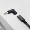 Akyga AK-ND-C16 adaptador de carga USB-C a DC 5,5 x 3,0 mm + pin para portátiles, 18,5-20 V, 100 W