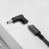Akyga AK-ND-C17 adaptador de carga USB-C a DC 4,8 x 1,7 mm para portátiles, 18,5-20 V, 100 W