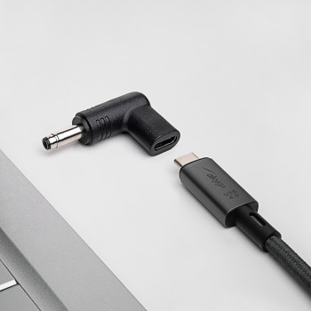 Akyga AK-ND-C17 adaptador de carga USB-C a DC 4,8 x 1,7 mm para portátiles, 18,5-20 V, 100 W
