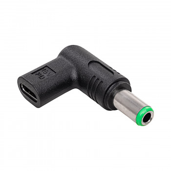 Akyga AK-ND-C18 adaptador de carga USB-C a DC 6,3 x 3,0 mm para portátiles, 15-16 V, 100 W