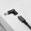 Akyga AK-ND-C18 adaptador de carga USB-C a DC 6,3 x 3,0 mm para portátiles, 15-16 V, 100 W