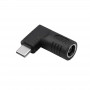 Akyga AK-ND-D01 adaptador DC 7,9 x 5,5 mm + pin a USB-C PD para fuentes de alimentación de portátil, 65 W