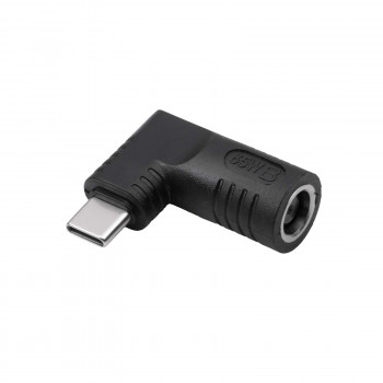 Akyga AK-ND-D02 adaptador DC 7,4 x 5,0 mm + pin a USB-C PD para fuentes de alimentación de portátil, 65 W