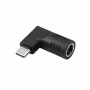 Akyga AK-ND-D02 adaptador DC 7,4 x 5,0 mm + pin a USB-C PD para fuentes de alimentación de portátil, 65 W