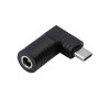 Akyga AK-ND-D06 adaptador DC 5,5 x 2,5 mm a USB-C PD para fuentes de alimentación de portátil, 65 W