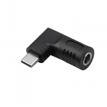 Akyga AK-ND-D08 adaptador DC 5,5 x 1,7 mm a USB-C PD para fuentes de alimentación de portátil, 65 W, para Dell