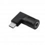 Akyga AK-ND-D08 adaptador DC 5,5 x 1,7 mm a USB-C PD para fuentes de alimentación de portátil, 65 W, para Dell