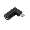Akyga AK-ND-D08 adaptador DC 5,5 x 1,7 mm a USB-C PD para fuentes de alimentación de portátil, 65 W, para Dell