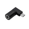 Akyga AK-ND-D09 adaptador DC 5,5 x 3,0 mm + pin a USB-C PD para fuentes de alimentación de portátil, 65 W, para HP