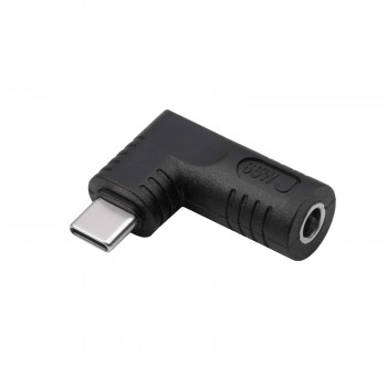 Akyga AK-ND-D10 adaptador DC 4,8 x 1,7 mm a USB-C PD para fuentes de alimentación de portátil, 65 W, para Dell