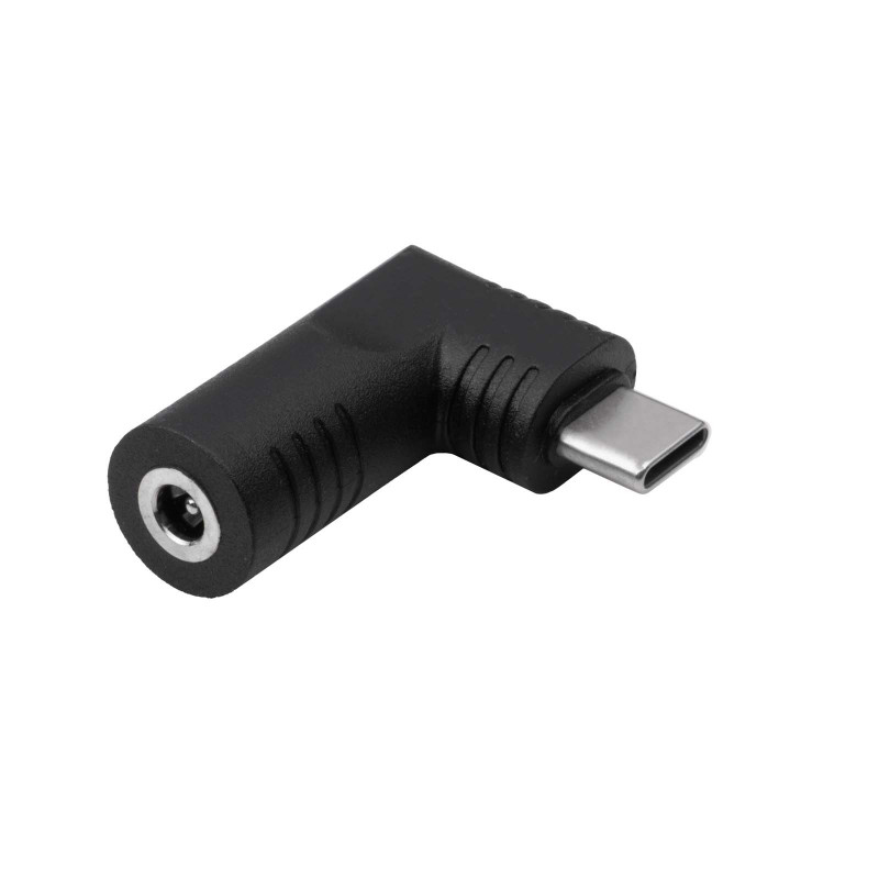 Akyga AK-ND-D12 adaptador DC 4,0 x 1,35 mm a USB-C PD para fuentes de alimentación de portátil, 65 W