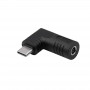 Akyga AK-ND-D13 adaptador DC 4,5 x 3,0 mm + pin a USB-C PD para fuentes de alimentación de portátil, 65 W
