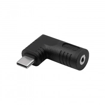 Akyga AK-ND-D15 adaptador DC 2,5 x 0,7 mm a USB-C PD para fuentes de alimentación de portátil, 65 W