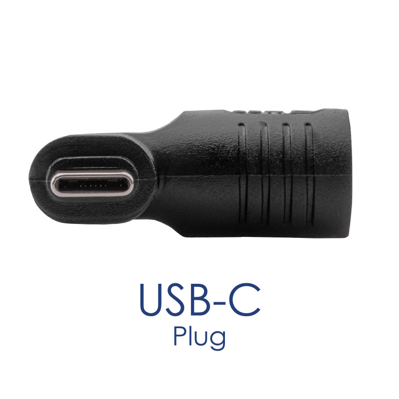 Akyga AK-ND-D16 adaptador DC 6,0 x 4,4 mm + pin a USB-C PD para fuentes de alimentación de portátil, 65 W