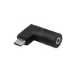 Akyga AK-ND-D17 adaptador DC 3,0 x 1,0 mm a USB-C PD para fuentes de alimentación de portátil, 65 W