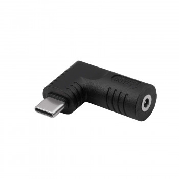 Akyga AK-ND-D17 adaptador DC 3,0 x 1,0 mm a USB-C PD para fuentes de alimentación de portátil, 65 W