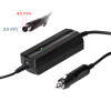 Akyga AK-ND-75 fuente de alimentación para portátil de coche 19,5 V / 2,31 A, 45 W, 4,5 x 3,0 mm + pin, para Dell