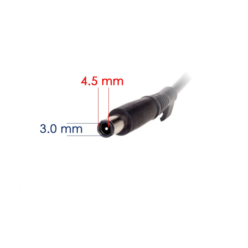 Akyga AK-ND-75 fuente de alimentación para portátil de coche 19,5 V / 2,31 A, 45 W, 4,5 x 3,0 mm + pin, para Dell