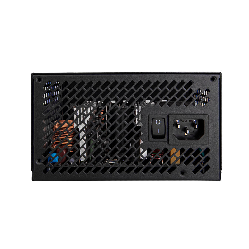 Akyga AK-FL-500 fuente de alimentación ATX sin ventilador 500 W, totalmente modular, 80 PLUS, APFC