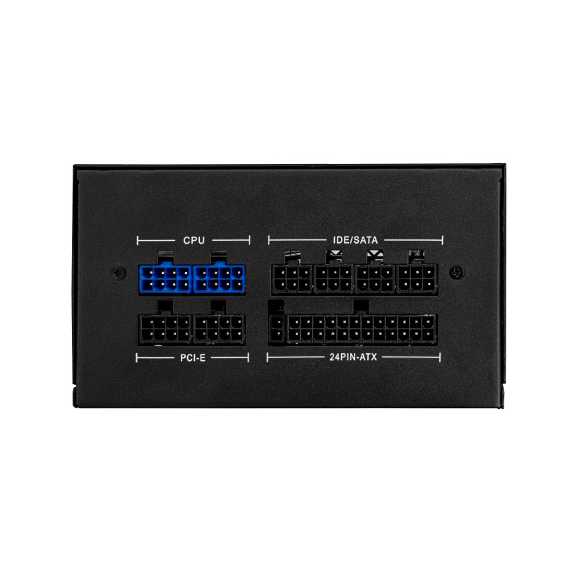 Akyga AK-FL-500 fuente de alimentación ATX sin ventilador 500 W, totalmente modular, 80 PLUS, APFC